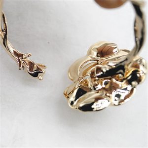 Personalized Rose Flower Bracelet