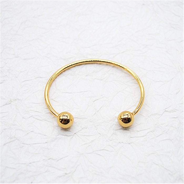 Personalized texture open bracelet