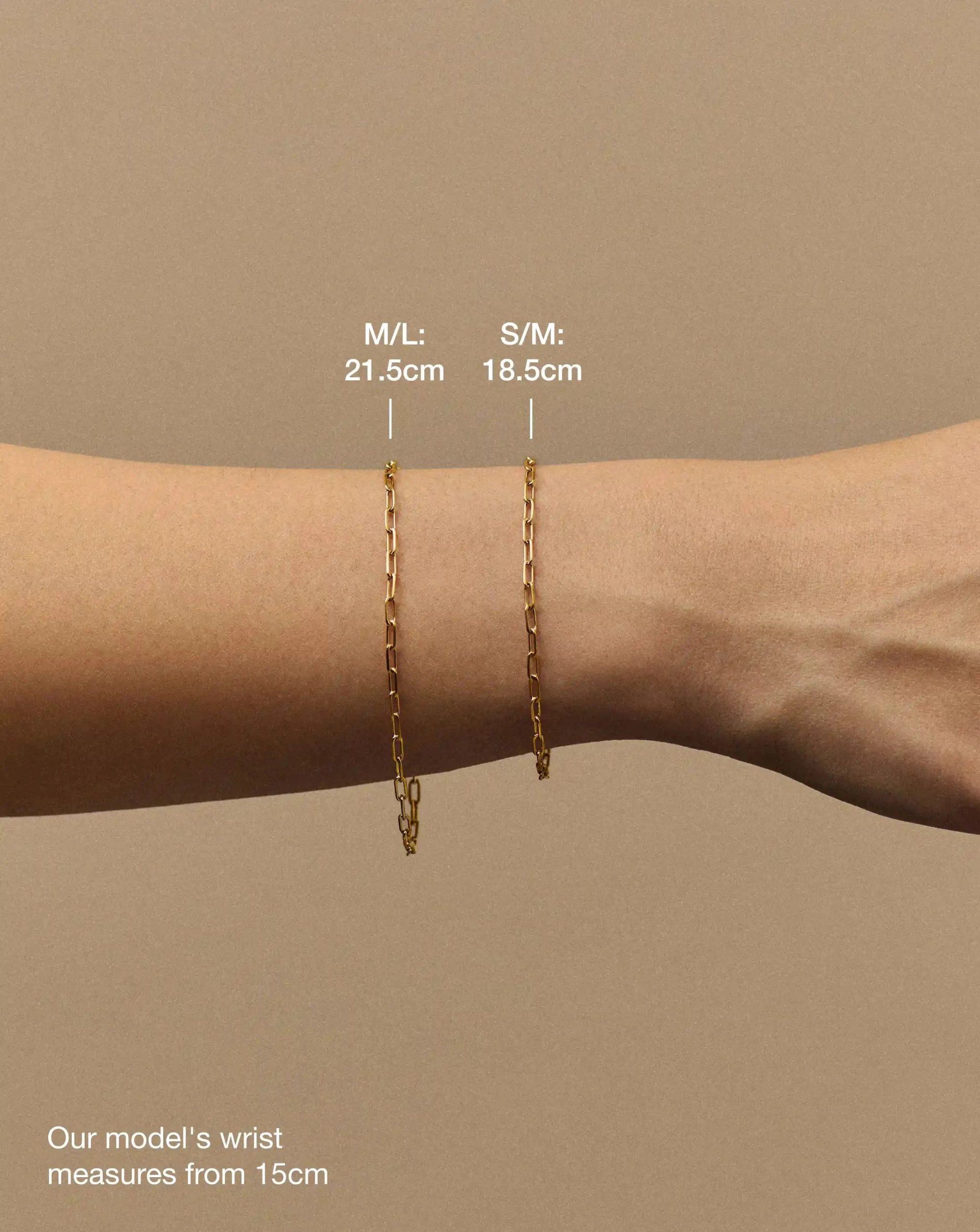 Mini Paperclip Chain Bracelet | Platinum Plated - Image 6