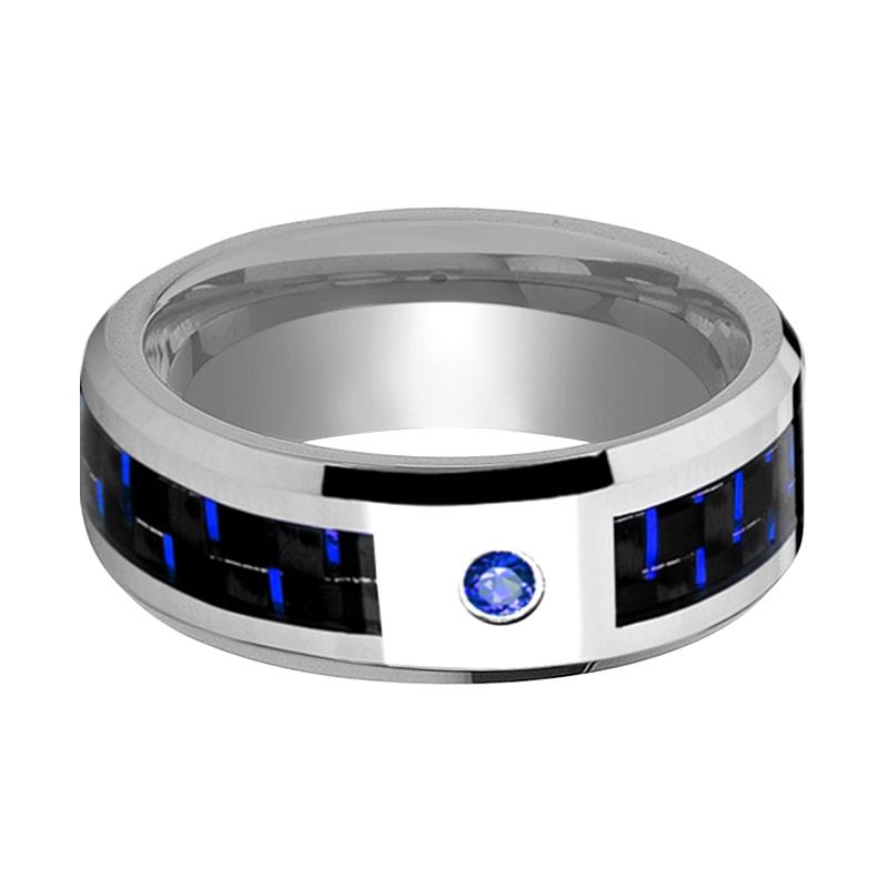 NEPTUNE | Tungsten Carbide Ring, Carbon Fiber Inlay - Image 2