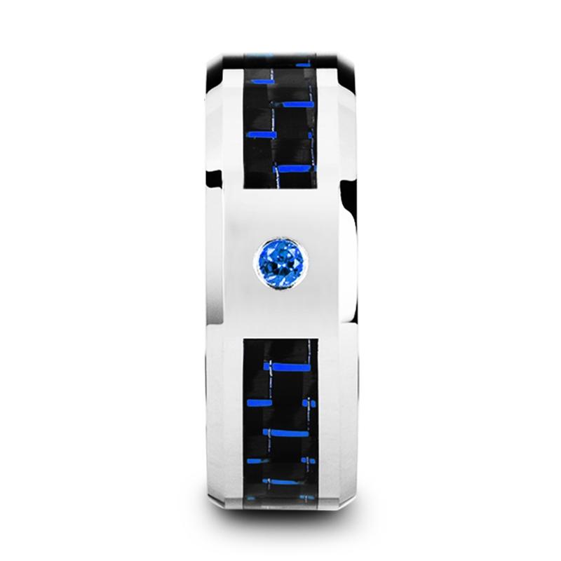 NEPTUNE | Tungsten Carbide Ring, Carbon Fiber Inlay - Image 3