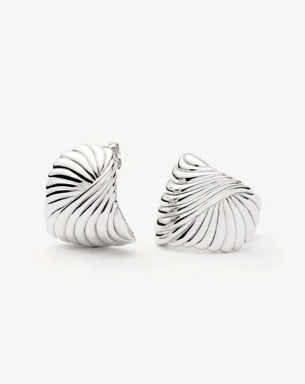 Ripple Oversized Stud Earrings