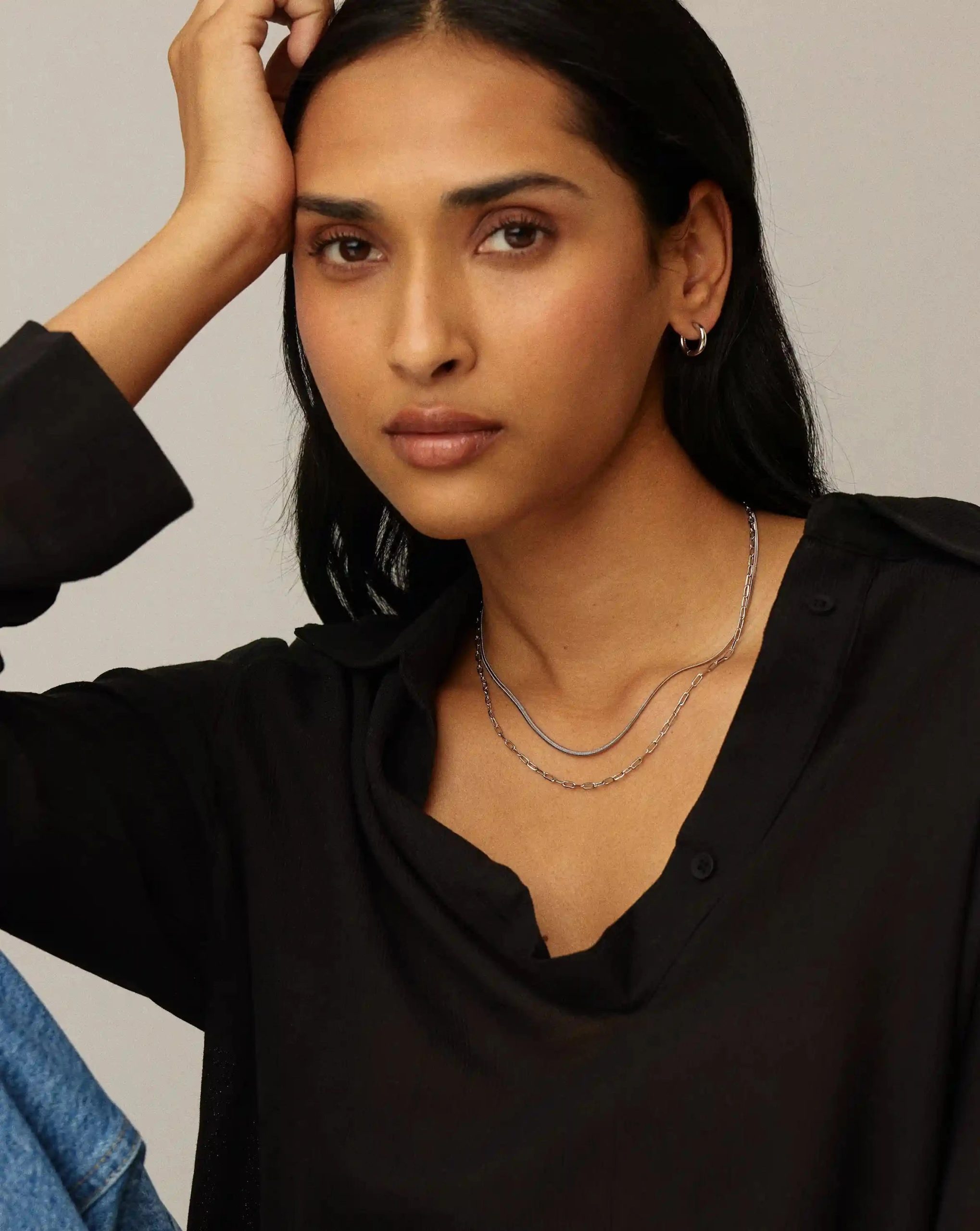 The Go-To Necklace Set | Platinum Plated - Image 3